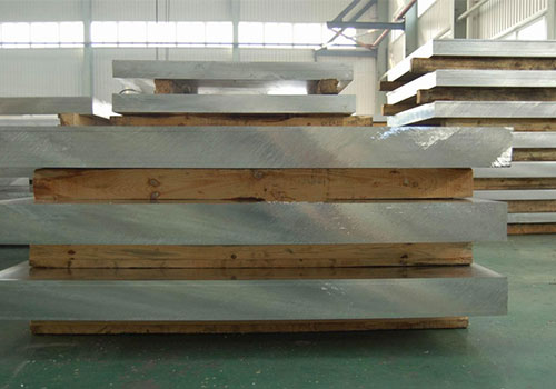 Ground aluminum plate