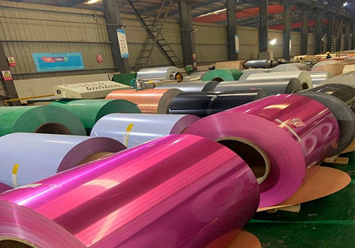 Painted PPAL 1060 PVDF PE prepainted color coated aluminum coils sheets